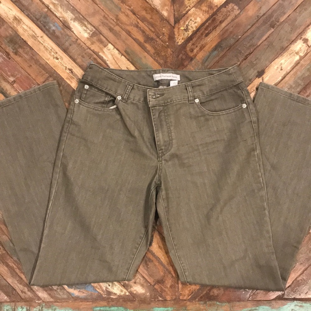 Chico’s Platinum Denim ultimate fit Barely flair